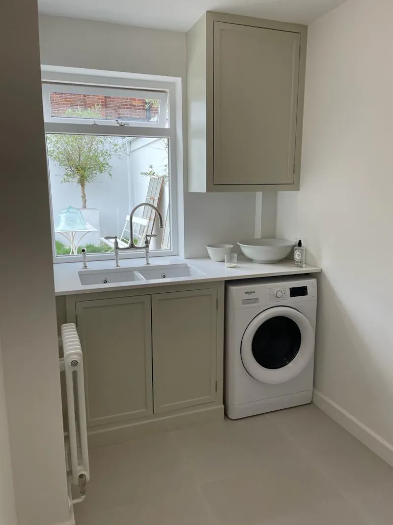Utility room at Grade II Shepperton house, A1441 (photo 38)