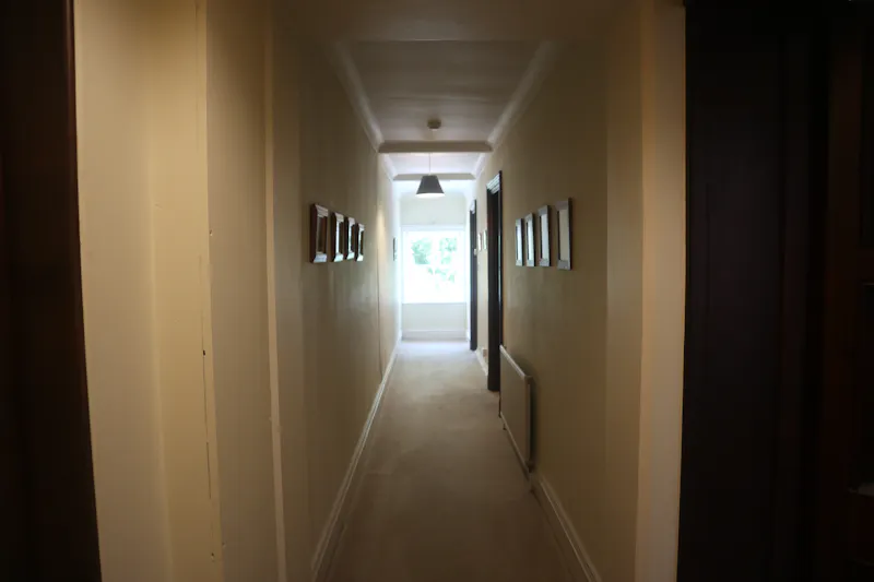 Corridor at Stocksfield Gothic house, B1996 (photo 50)