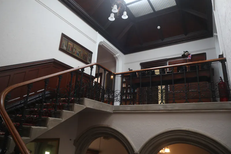 Landing at Stocksfield Gothic house, B1996 (photo 33)