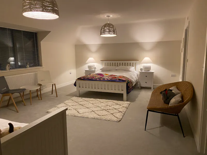 Bedroom at Modern Norwich house, K467 (photo 9)