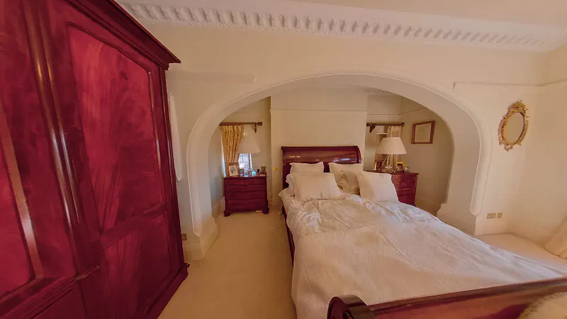 Bedroom at Haywards Heath Victorian manor, B1997 (photo 28)