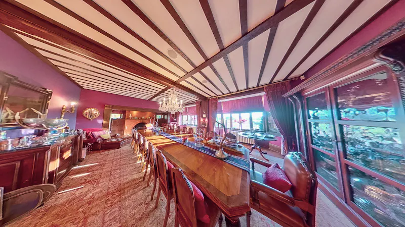 Dining room at Haywards Heath Victorian manor, B1997 (photo 14)
