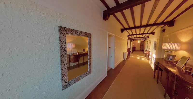 Corridor at Haywards Heath Victorian manor, B1997 (photo 8)