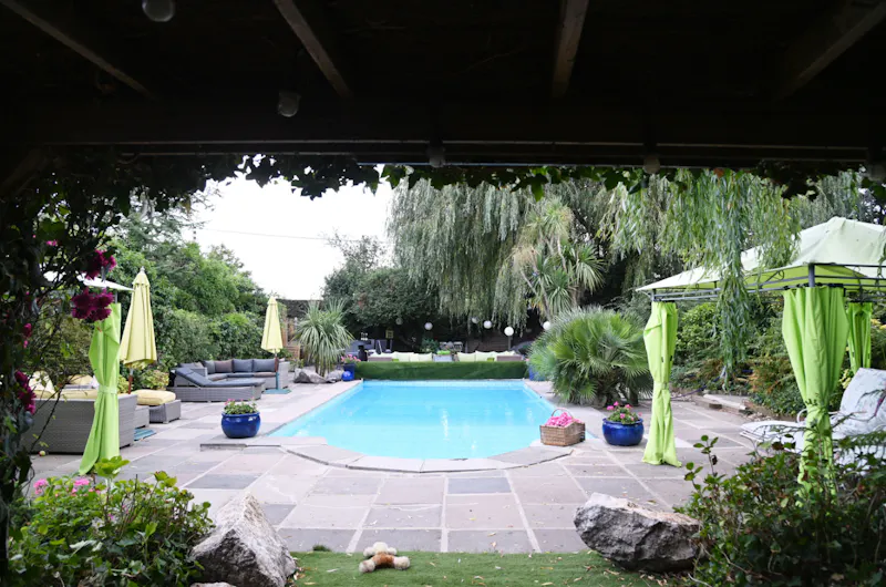 Swimming pool - outdoor at Bohemian Basildon pool house, D2671 (photo 50)