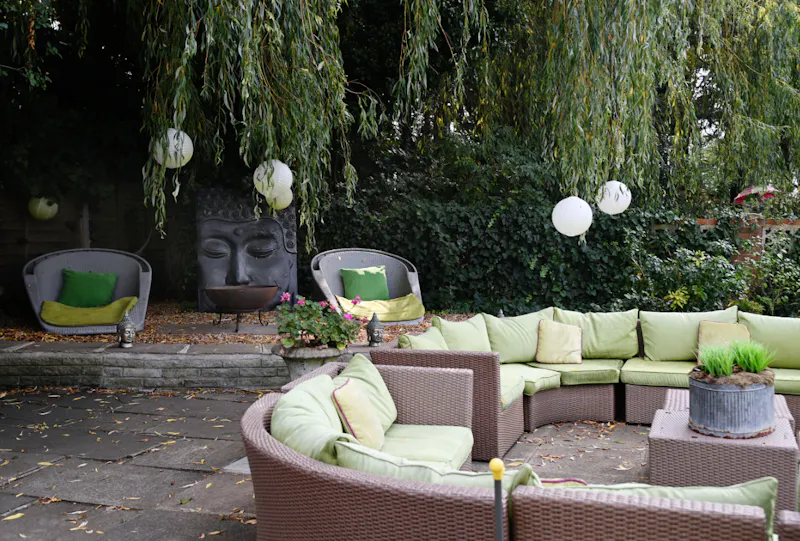 Terrace/Patio at Bohemian Basildon pool house, D2671 (photo 43)