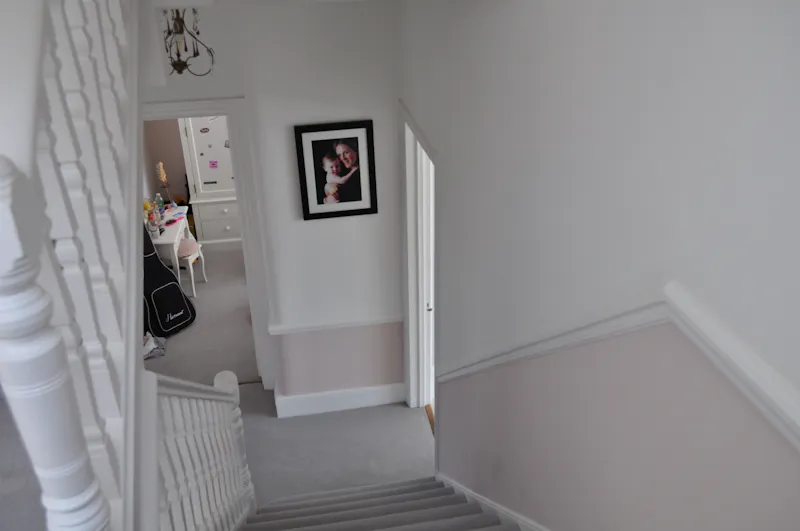 Staircase at Woodford Edwardian house, E510 (photo 54)