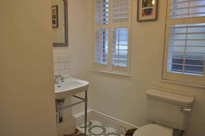 Bathroom at Woodford Edwardian house, E510 (photo 51)
