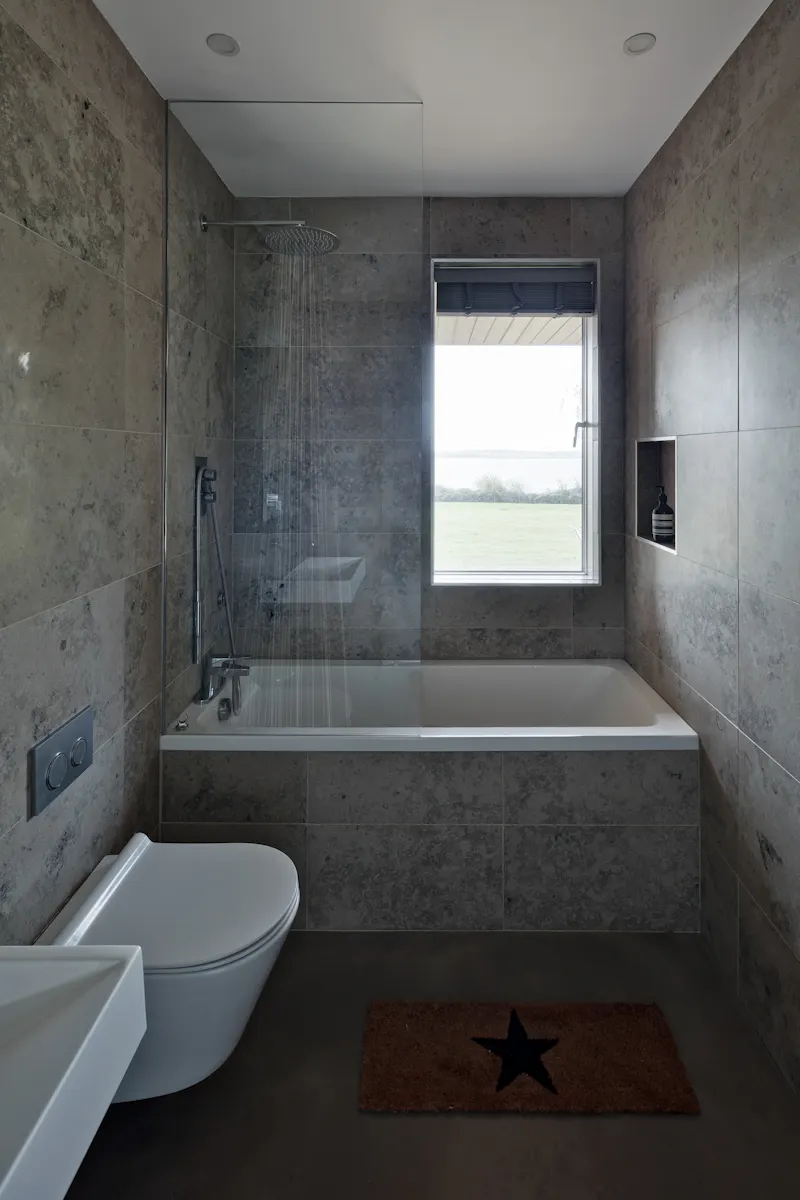 Bathroom at Award winning Harkstead house, K458 (photo 30)