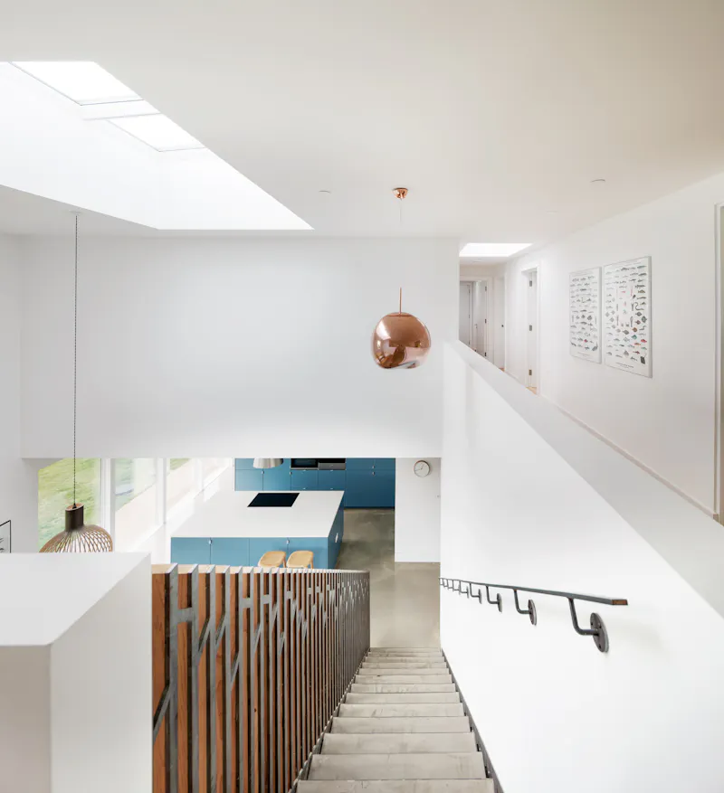 Staircase at Award winning Harkstead house, K458 (photo 16)