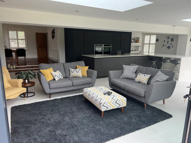 Open plan at White Rendor Romiley Home, D2679 (photo 7)