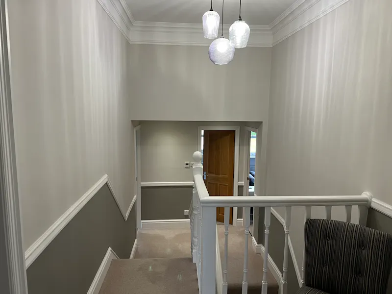 Staircase at White Rendor Romiley Home, D2679 (photo 25)