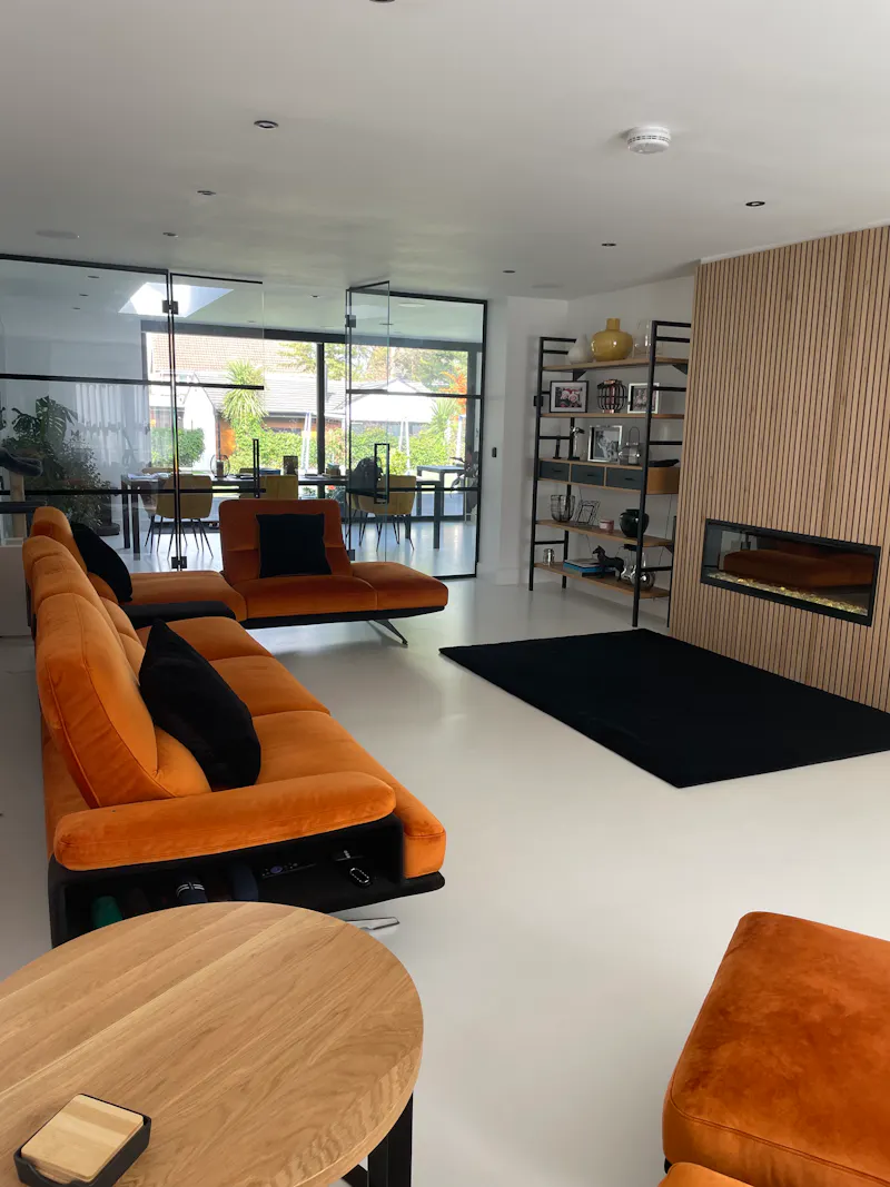 Living Room at Modern Millbrook house, K471 (photo 15)