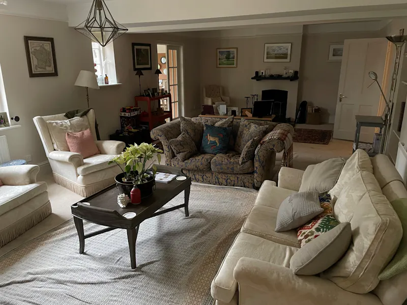 Living Room at Attractive Andover Home, D2683 (photo 6)