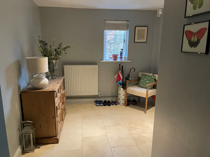 Floor - tiled at Attractive Andover Home, D2683 (photo 2)