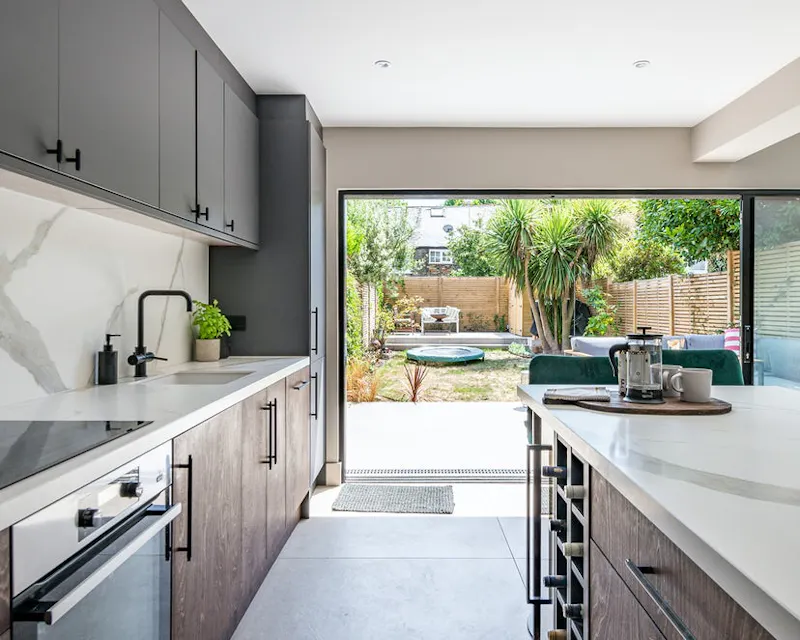 French doors at Contemporary Richmond house, D2688 (photo 14)