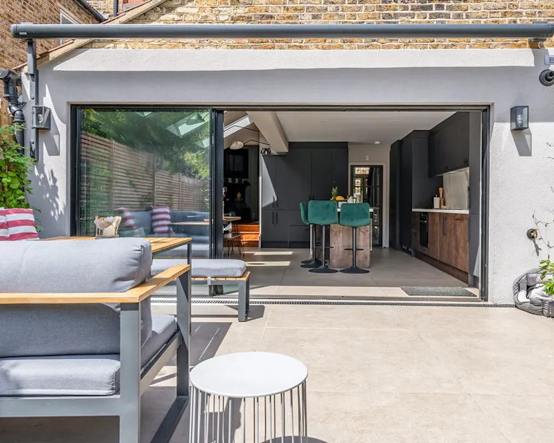 Terrace/Patio at Contemporary Richmond house, D2688 (photo 32)