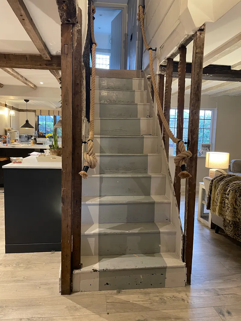 Staircase at Alton Cottage, C933 (photo 21)