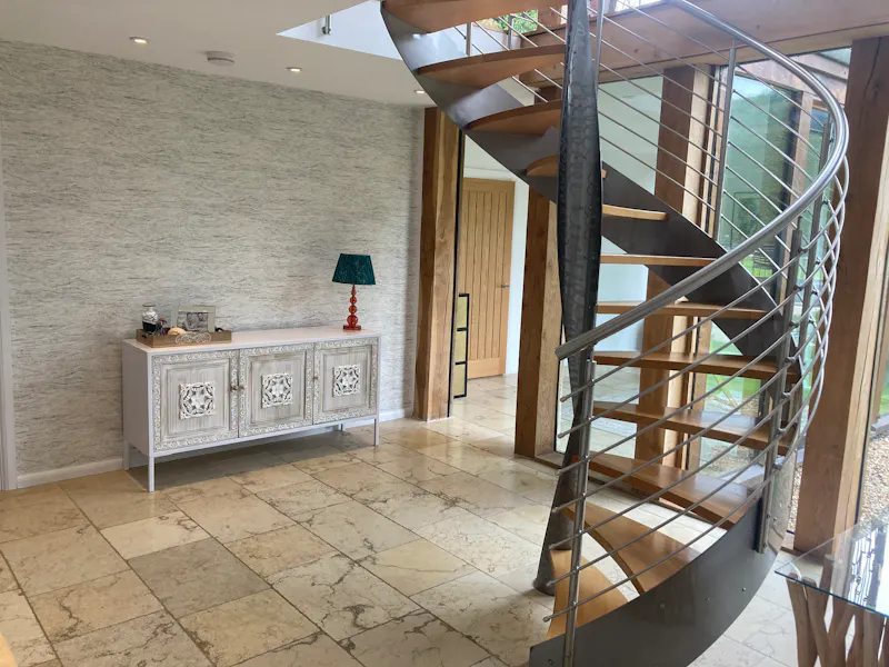 Staircase at Converted Holmwood barn, L750 (photo 11)