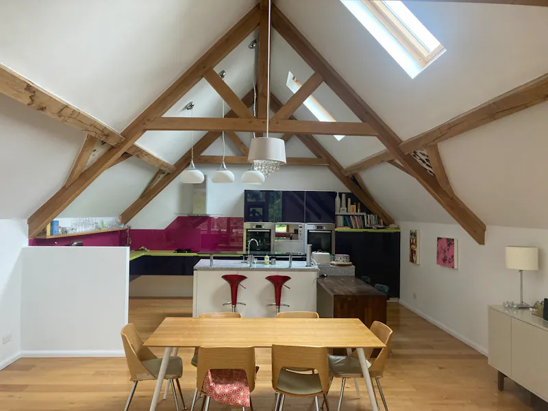 Open plan at Converted Holmwood barn, L750 (photo 16)