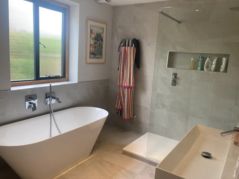 Bathroom at Converted Holmwood barn, L750 (photo 24)