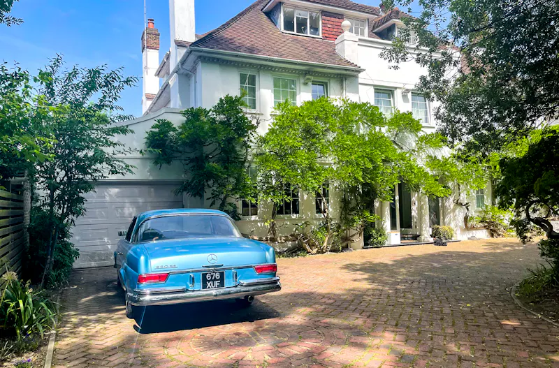 Garage at Roehampton modern mansion, D2382 (photo 65)