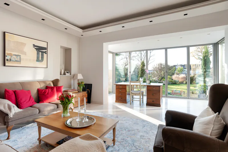 French doors at Roehampton modern mansion, D2382 (photo 18)