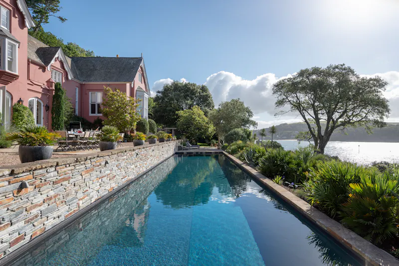 Swimming pool - outdoor at Shoot and stay Salcombe home, E416 (photo 30)