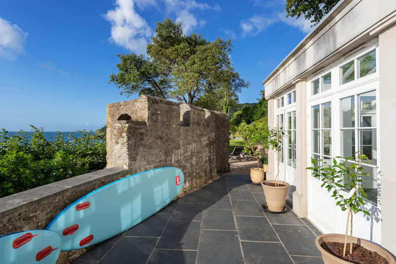 Terrace/Patio at Shoot and stay Salcombe home, E416 (photo 33)