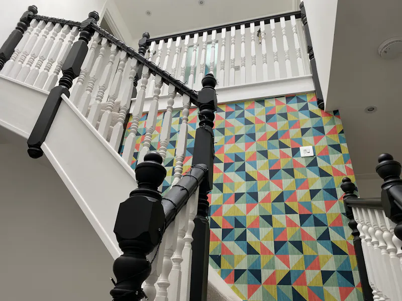Staircase at Contemporary West Acton house, D2691 (photo 15)