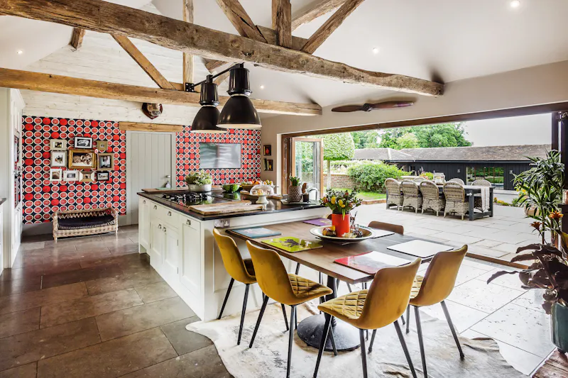 Dining room at Stylish Witley barn conversion, L656 (photo 19)