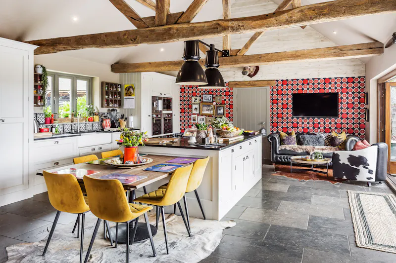 Kitchen at Stylish Witley barn conversion, L656 (photo 16)