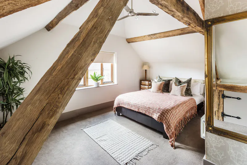 Bedroom at Stylish Witley barn conversion, L656 (photo 43)