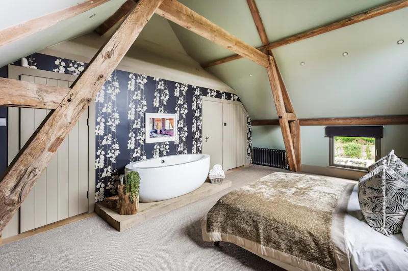 Bedroom at Stylish Witley barn conversion, L656 (photo 46)