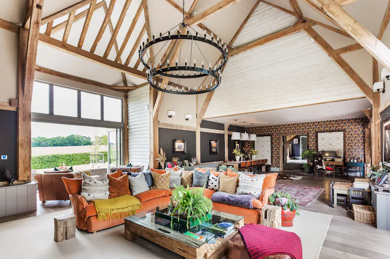 Living Room at Stylish Witley barn conversion, L656 (photo 22)
