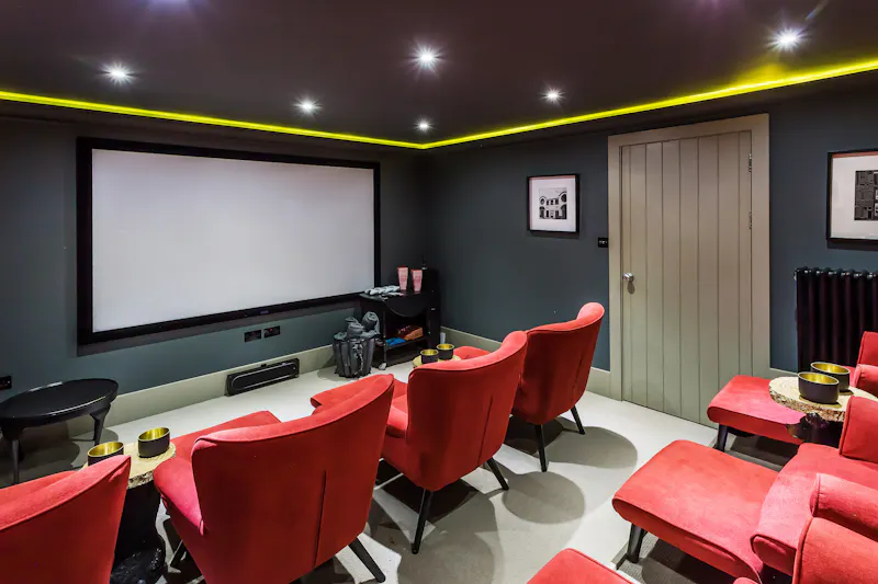 Home cinema at Stylish Witley barn conversion, L656 (photo 34)