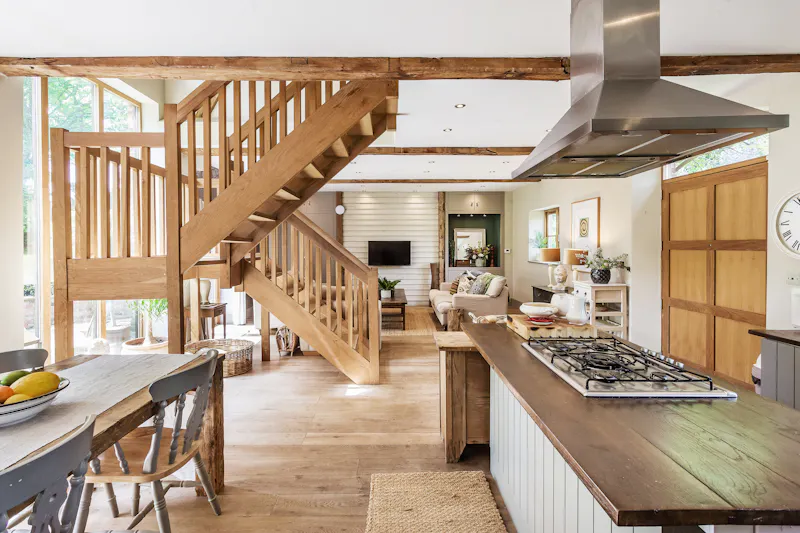 Kitchen at Stylish Witley barn conversion, L656 (photo 6)
