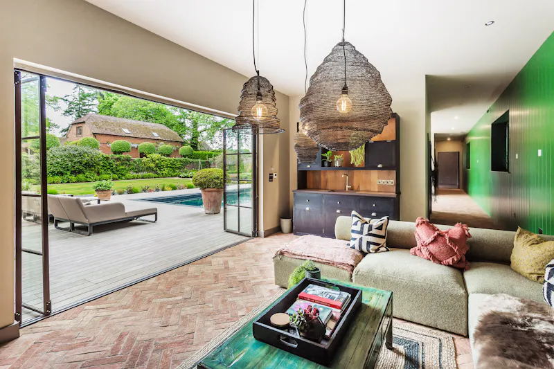 Sitting room at Stylish Witley barn conversion, L656 (photo 64)