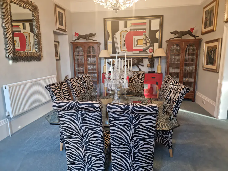 Dining room at Waterside Devon Villa, B2008 (photo 8)