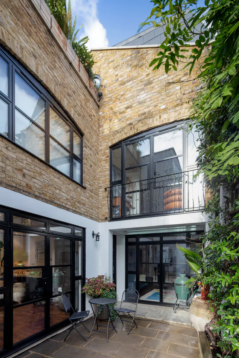 Balcony at Primrose Hill mews home, D2701 (photo 18)