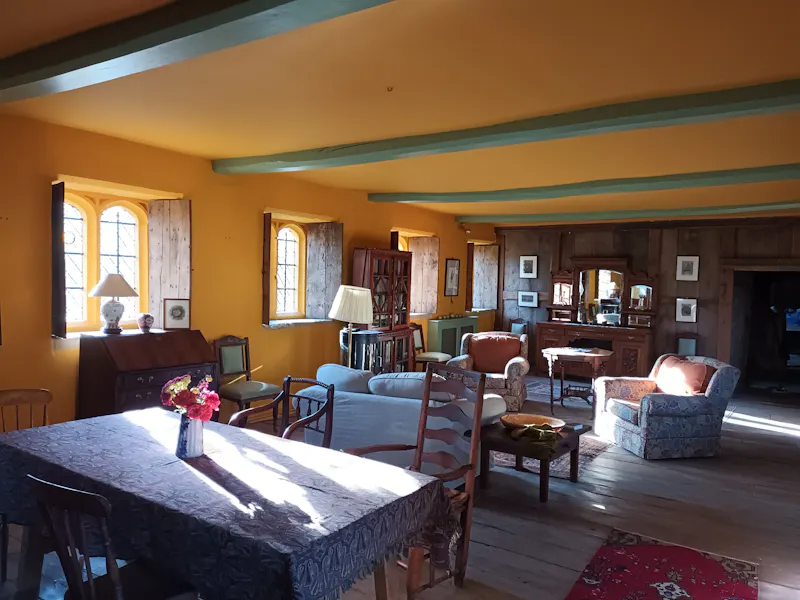 Open plan at Martock tudor court house, M355 (photo 5)