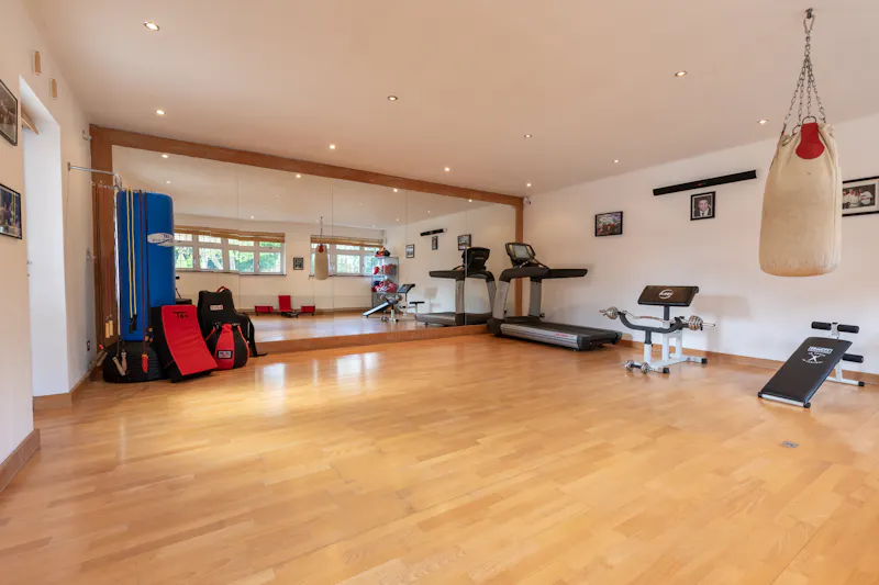 Gym at Potters Bar modern mansion, D2702 (photo 21)