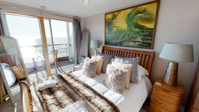 Bedroom at Peasholm bay penthouse, F1234 (photo 15)