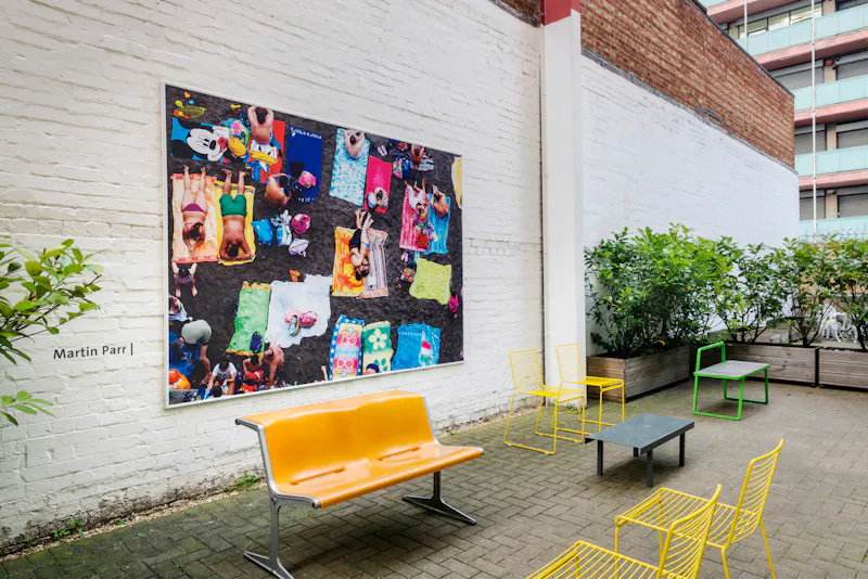 Terrace/Patio at Modern Cambridge Heath studio, N386 (photo 16)
