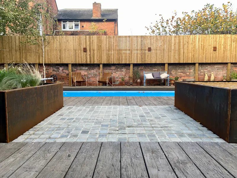 Swimming pool - outdoor at Henley on Thames townhouse, A1602 (photo 47)