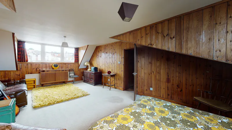 Bedroom at Retro Streatham home, D1221 (photo 40)