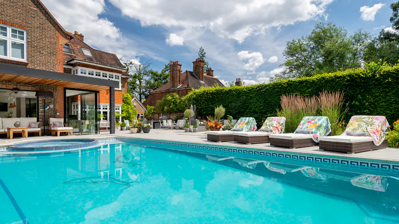 Swimming pool - outdoor at Surbiton Pool House, D2337 (photo 47)