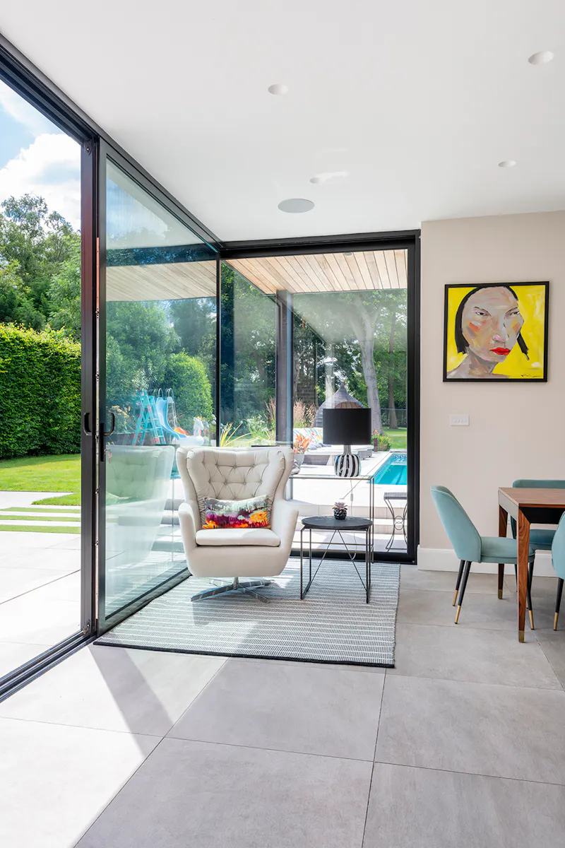 French doors at Surbiton Pool House, D2337 (photo 16)