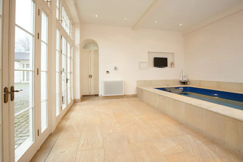 Swimming pool - indoor at Tyringham stable house, A1603 (photo 17)