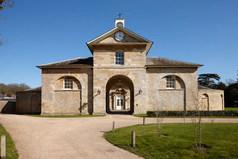 Driveway at Tyringham stable house, A1603 (photo 1)