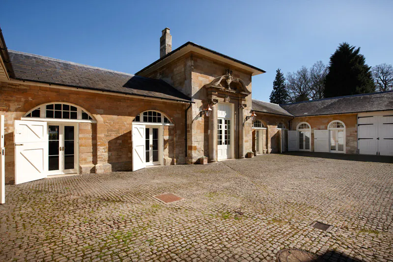 Courtyard at Tyringham stable house, A1603 (photo 23)